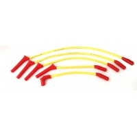 Cabos de Vela PSI Silicone 10mm VW AP Gol e Similares - Amarelo Com Pino